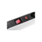 S-Impuls Alu Power Strip 4-Way 4 Stik 1.5 Meter Kabel Sort S-Impuls Alu Power Strip 4-Way 4 Stik 1.5 Meter Kabel Sort